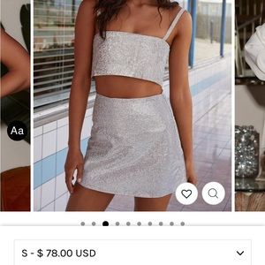 12th Tribe Sequin Crop Top